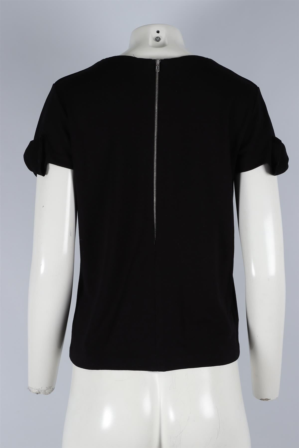 MIU MIU BLACK JERSEY TOP SMALL