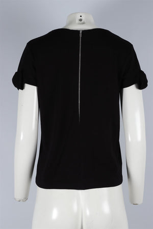 MIU MIU BLACK JERSEY TOP SMALL