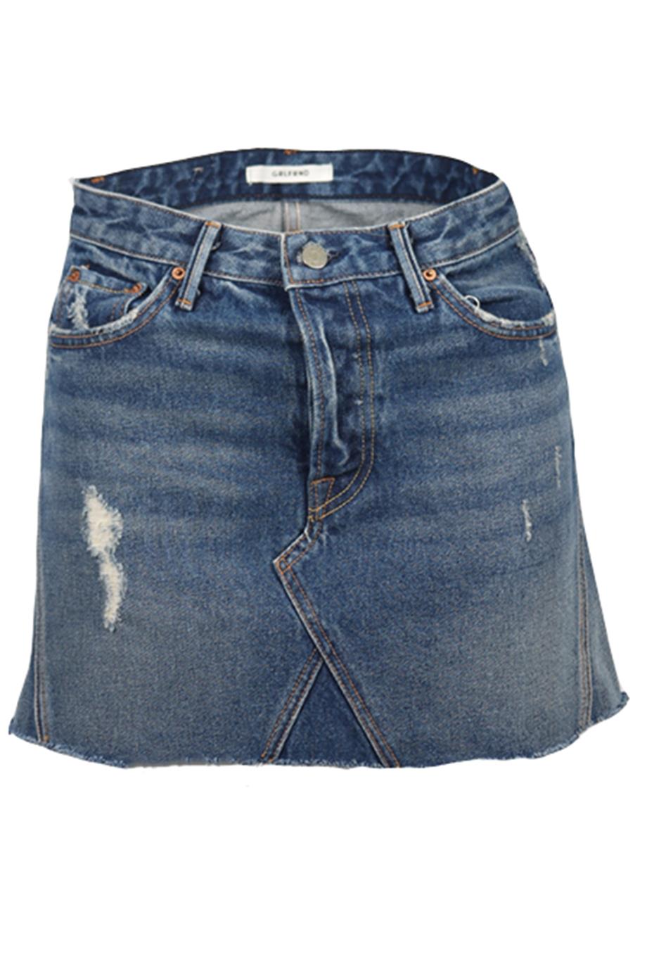 GRLFRND DENNIM MINI SKIRT W25 UK 6-8