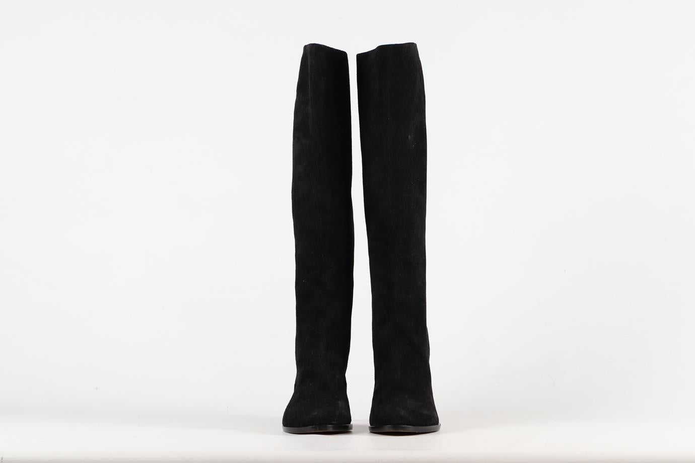 GIVENCHY SUEDE KNEE HIGH BOOTS EU 38.5 UK 5.5 US 8.5