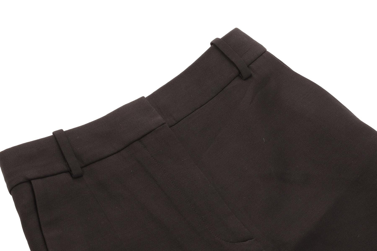VALENTINO BLACK WOOL STRAIGHT LEG PANTS IT 36 UK 4