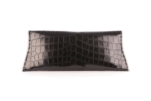 VBH BLACK CROCODILE CLUTCH