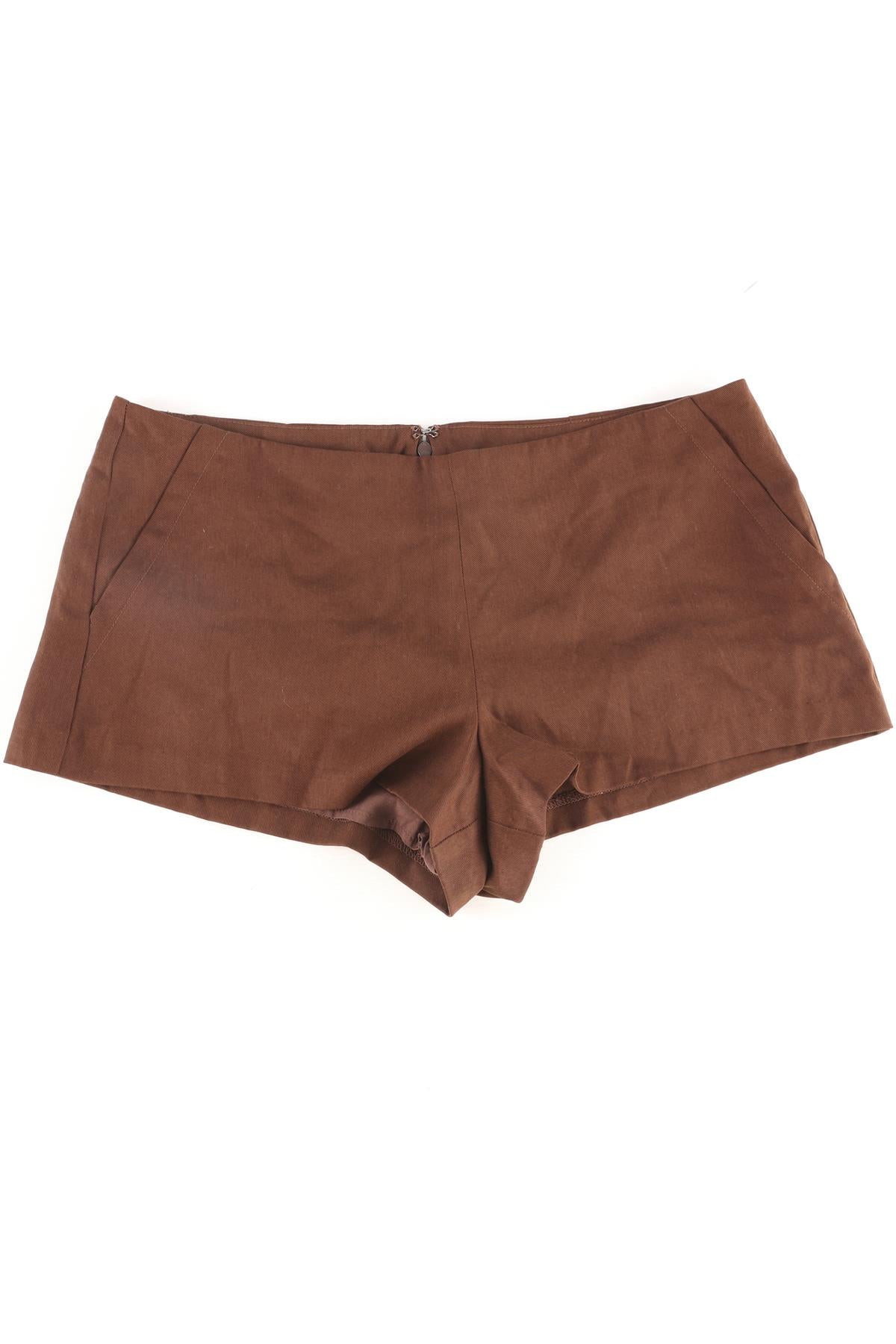 REFORMATION BROWN WOVEN SHORTS US 4 UK 8