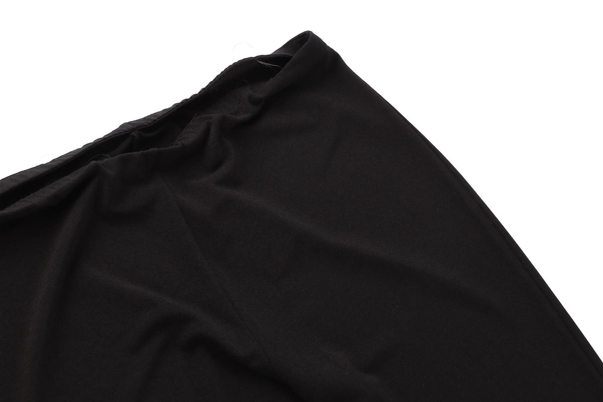 MAISON MARGIELA BLACK CREPE LEGGINGS FR 38 UK 10