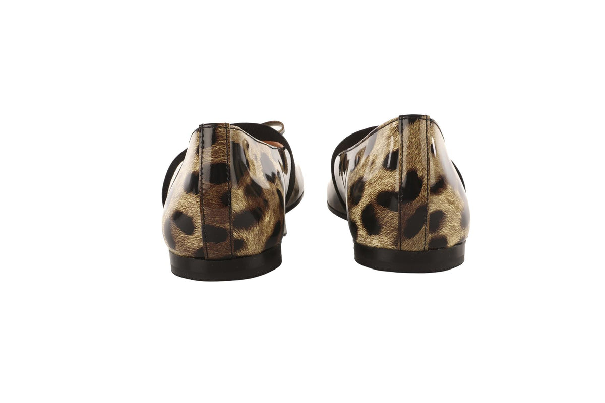 DOLCE & GABBANA BROWN KIDS GIRLS BALLET FLATS EU 29 UK 11 US 12