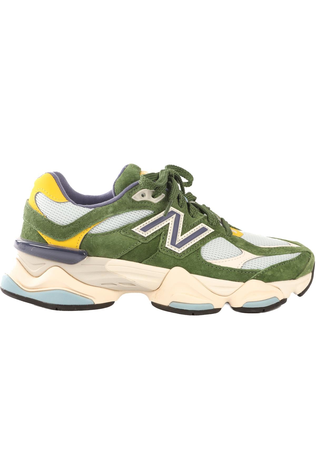 NEW BALANCE MULTI 9060 DARK ALPINE GREEN FROSTED GLASS SNEAKERS EU 39.5 UK 6 US 8
