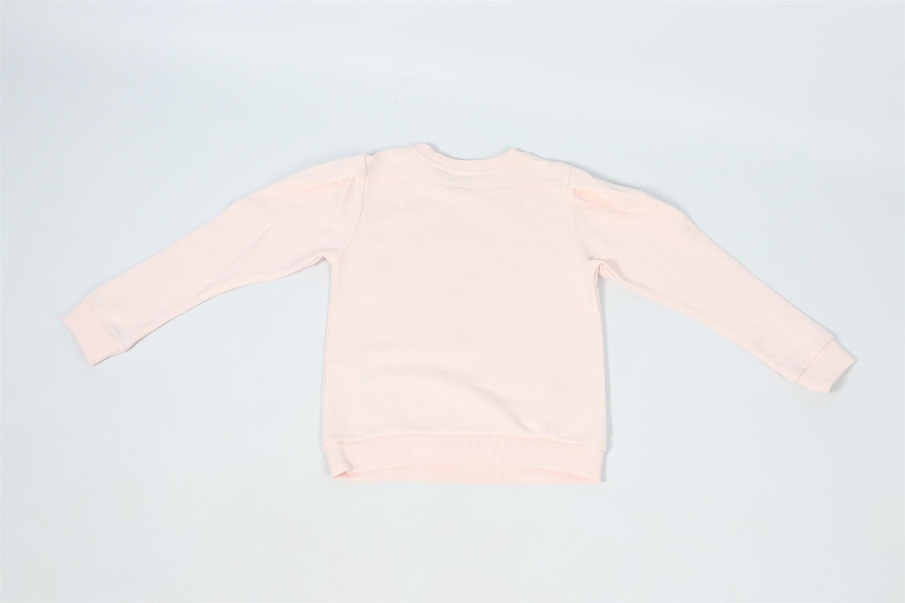 GIVENCHY PINK KIDS GIRLS COTTON SWEATSHIRT 8 YEARS