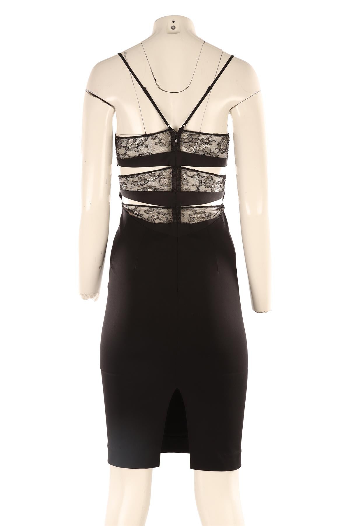NOAM HANOCH BLACK JERSEY DRESS US 4