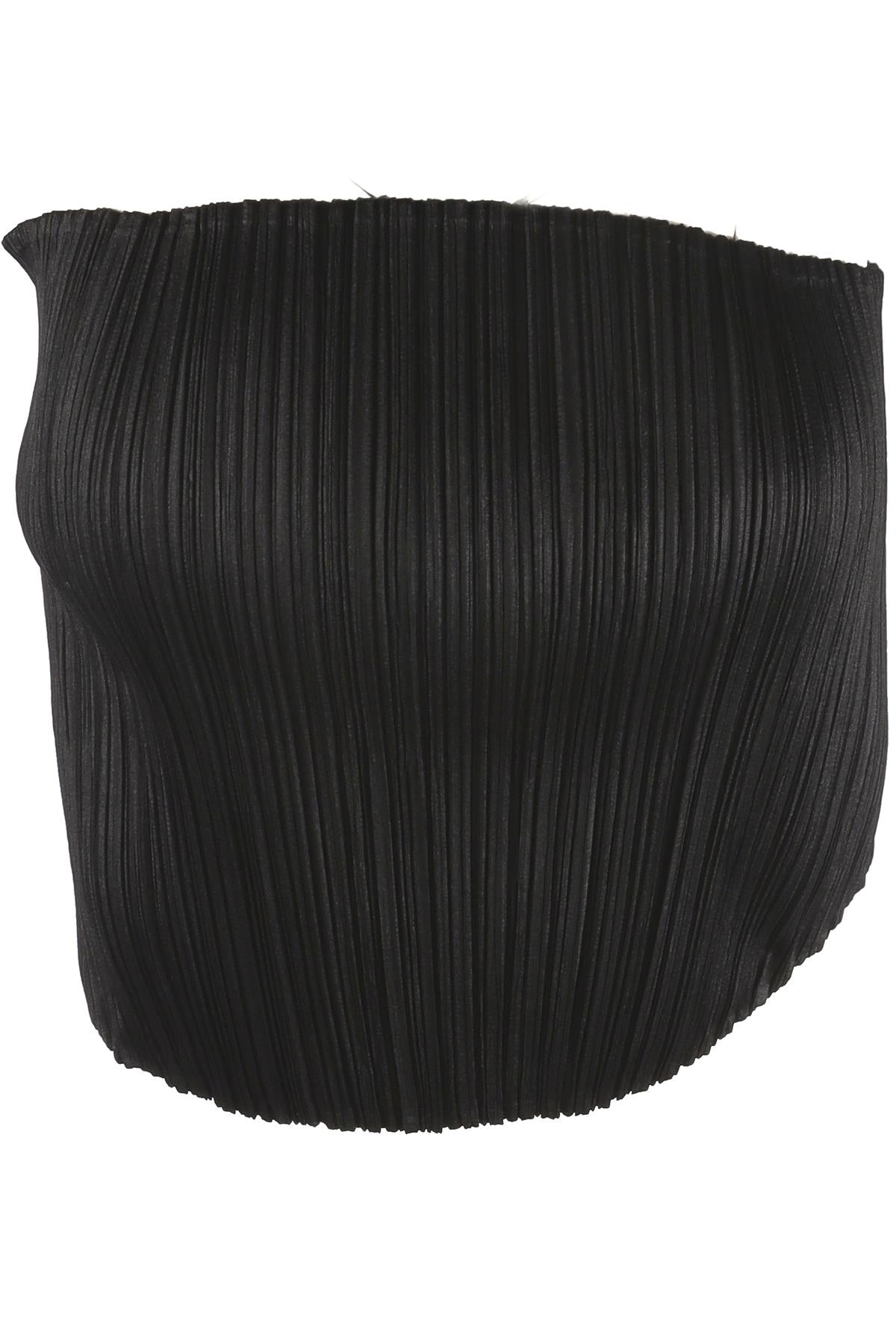 PLEATS PLEASE ISSEY MIYAKE BLACK TOP ONE SIZE