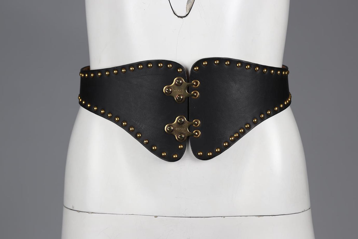 EMILIO PUCCI LEATHER WAIST BELT SMALL