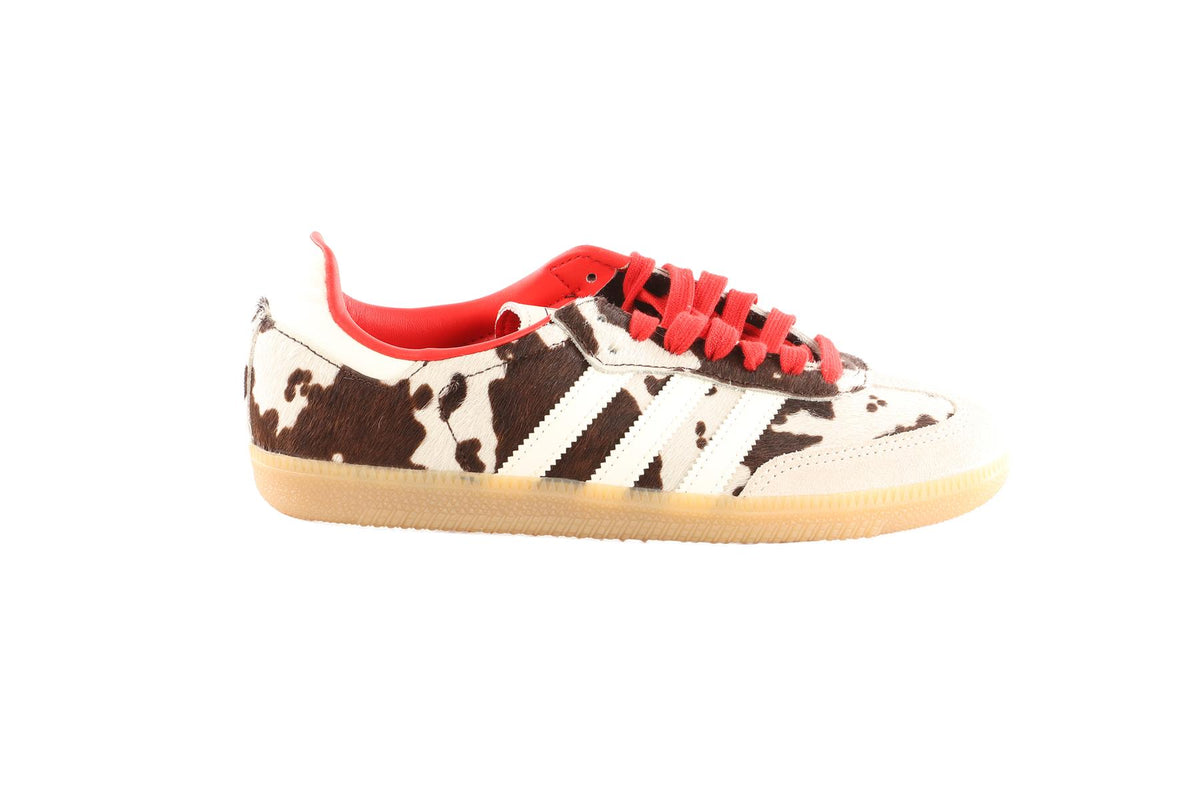 ADIDAS RED SAMBA AURORA COFFEE/ OFF WHITE/ GUM SNEAKERS EU 36 2/3 UK 4 US 5.5