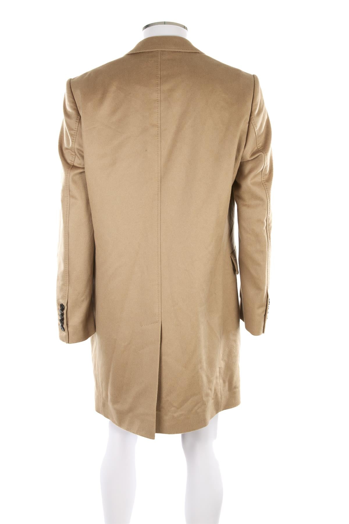 BOSS BEIGE MEN'S WOOL COAT UK/US 40 FR 50 IT 50