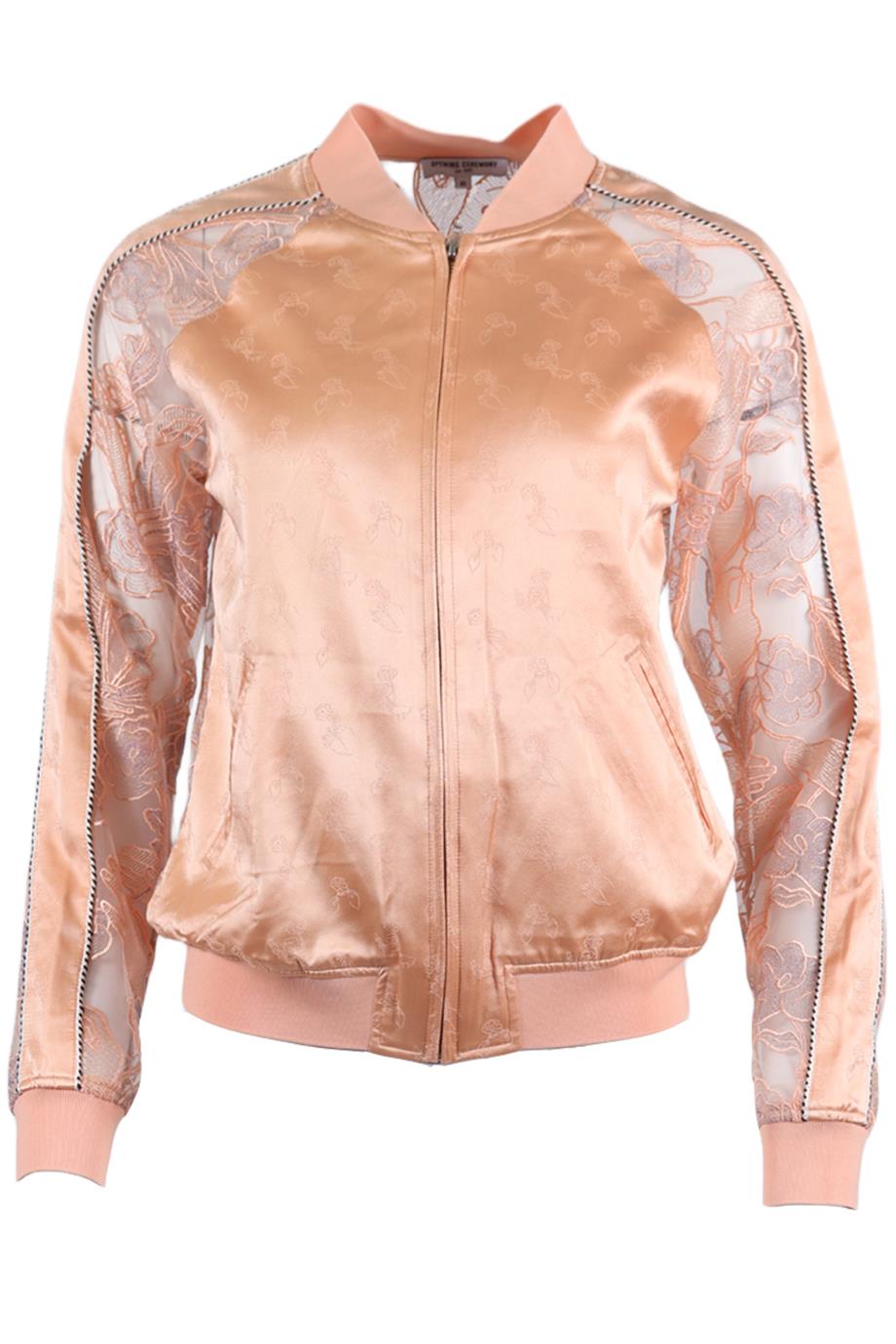 OPENING CEREMONY SILK BOMBER JACKET XSMALL