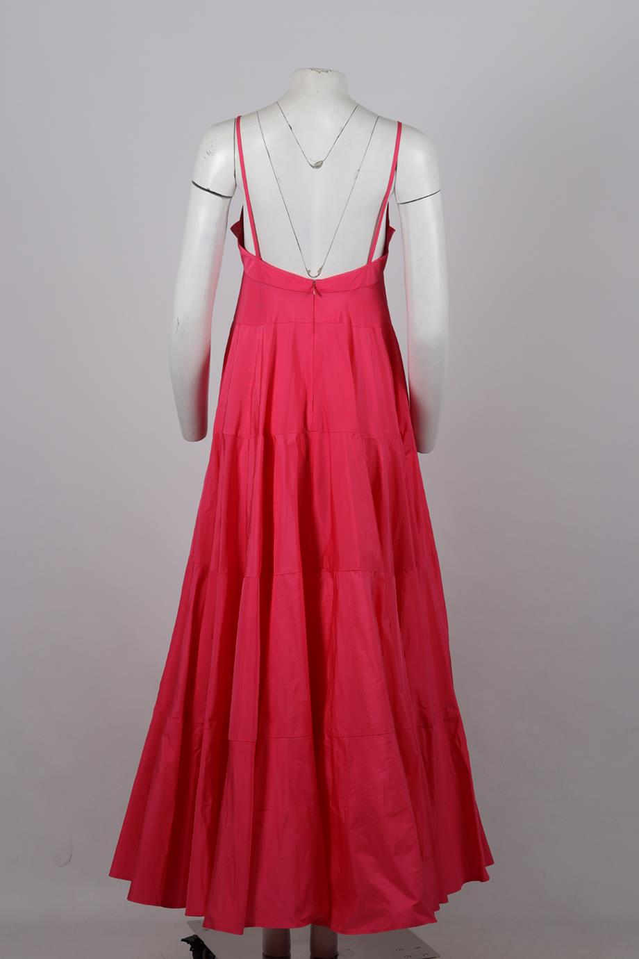 JACQUEMUS TAFFETA MAXI DRESS FR 38 UK 10