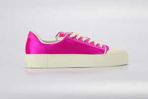 TOM FORD SATIN AND LEATHER SNEAKERS EU 40.5 UK 7.5 US 10.5