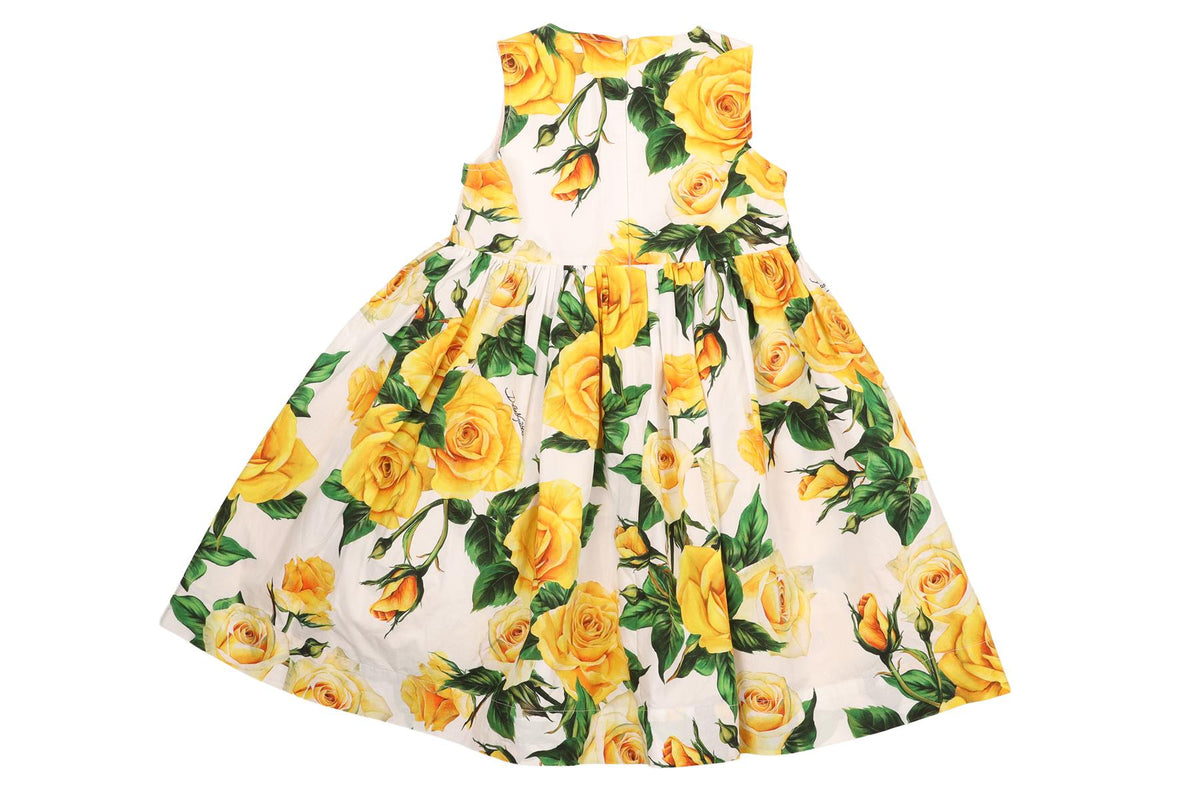DOLCE & GABBANA MULTI KIDS GIRLS DRESS AND BLOOMERS 24-30 MONTHS