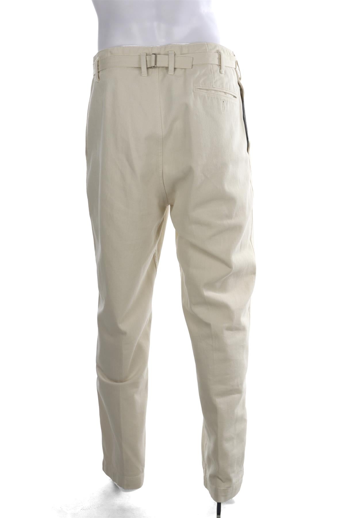 LEMAIRE ECRU MENS STRAIGHT LEG JEANS IT 46 W30