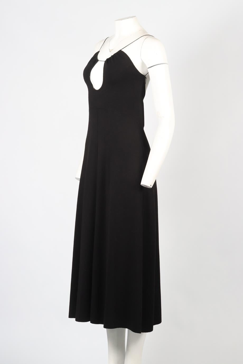 SAINT LAURENT WOOL MAXI DRESS MEDIUM