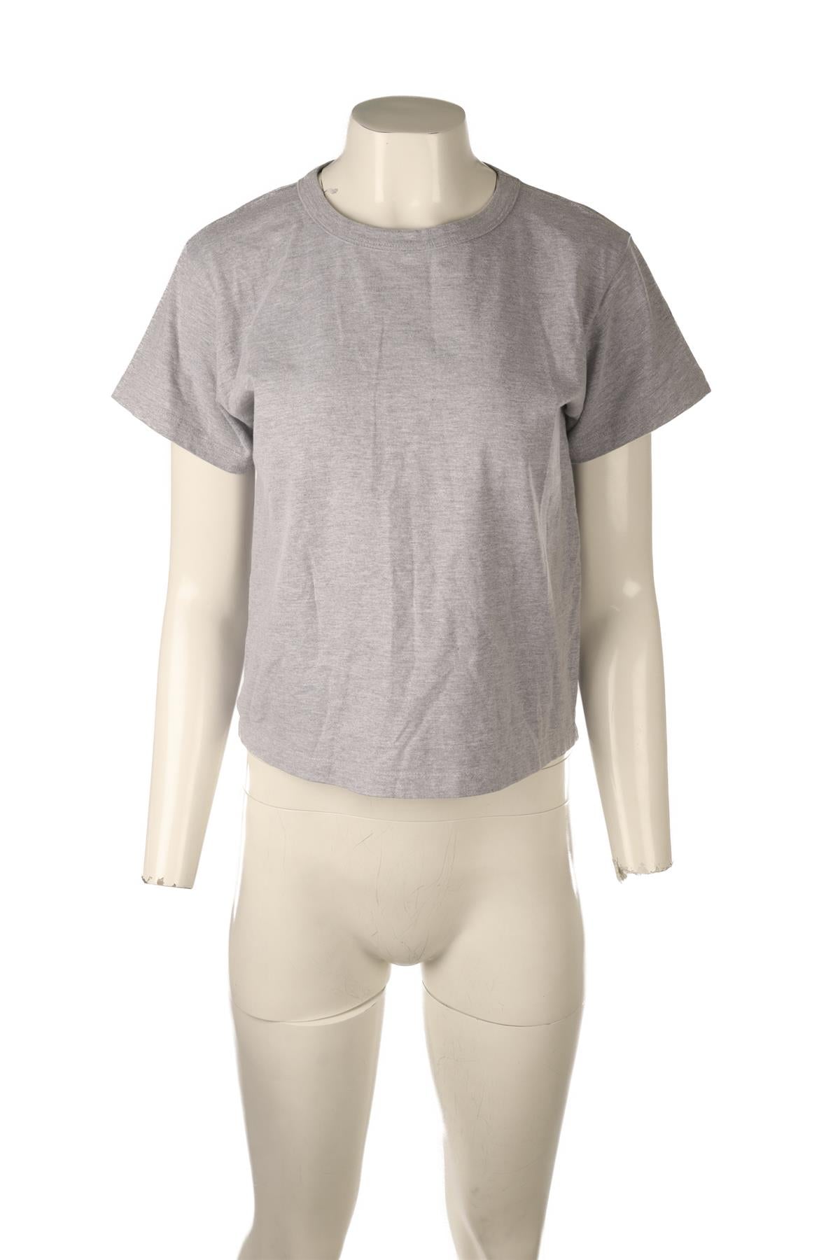 LESET GREY COTTON T-SHIRT SMALL