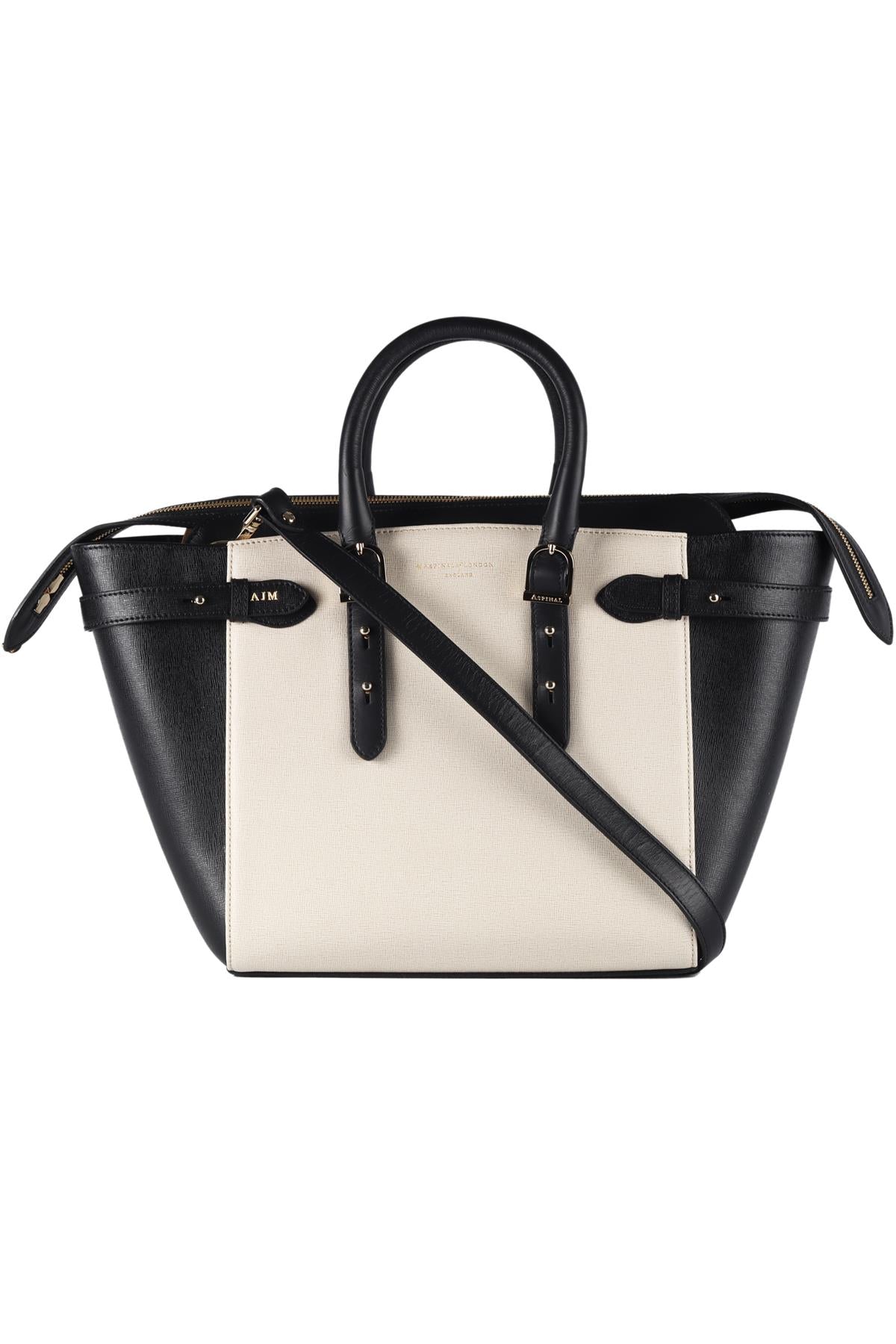 ASPINAL OF LONDON MULTICOLOUR MARYLEBONE MEDIUM LEATHER TOTE BAG