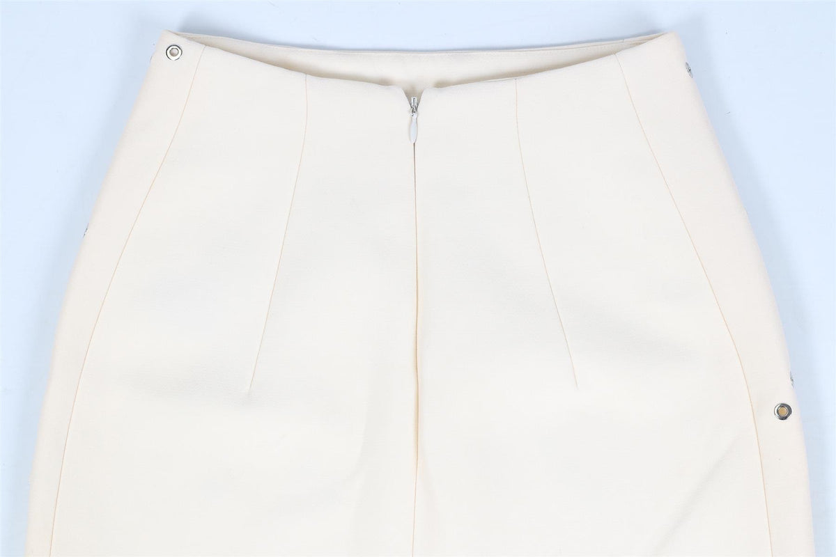 MUGLER WOOL BLEND MINI SKIRT FR 36 UK 8