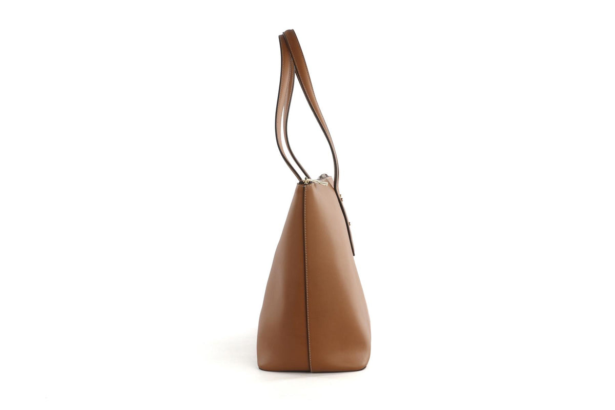 ASPINAL OF LONDON TAN REGENT LEATHER SHOULDER BAG