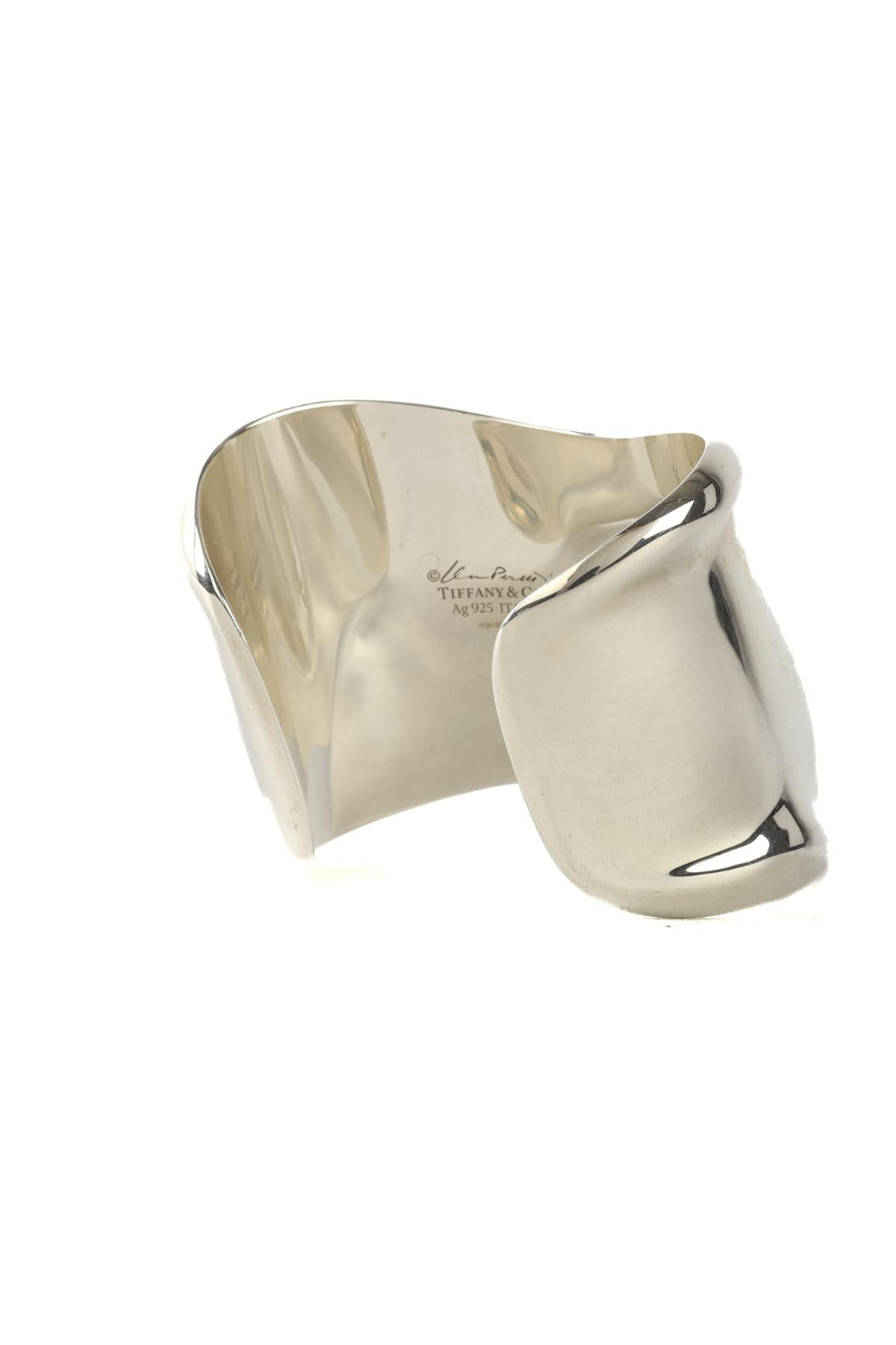 TIFFANY & CO + ELSA PERRETTI SILVER MEDIUM STERLING SILVER BONE CUFF MEDIUM