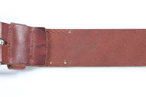ISABEL MARANT BROWN LEATHER BELT MEDIUM