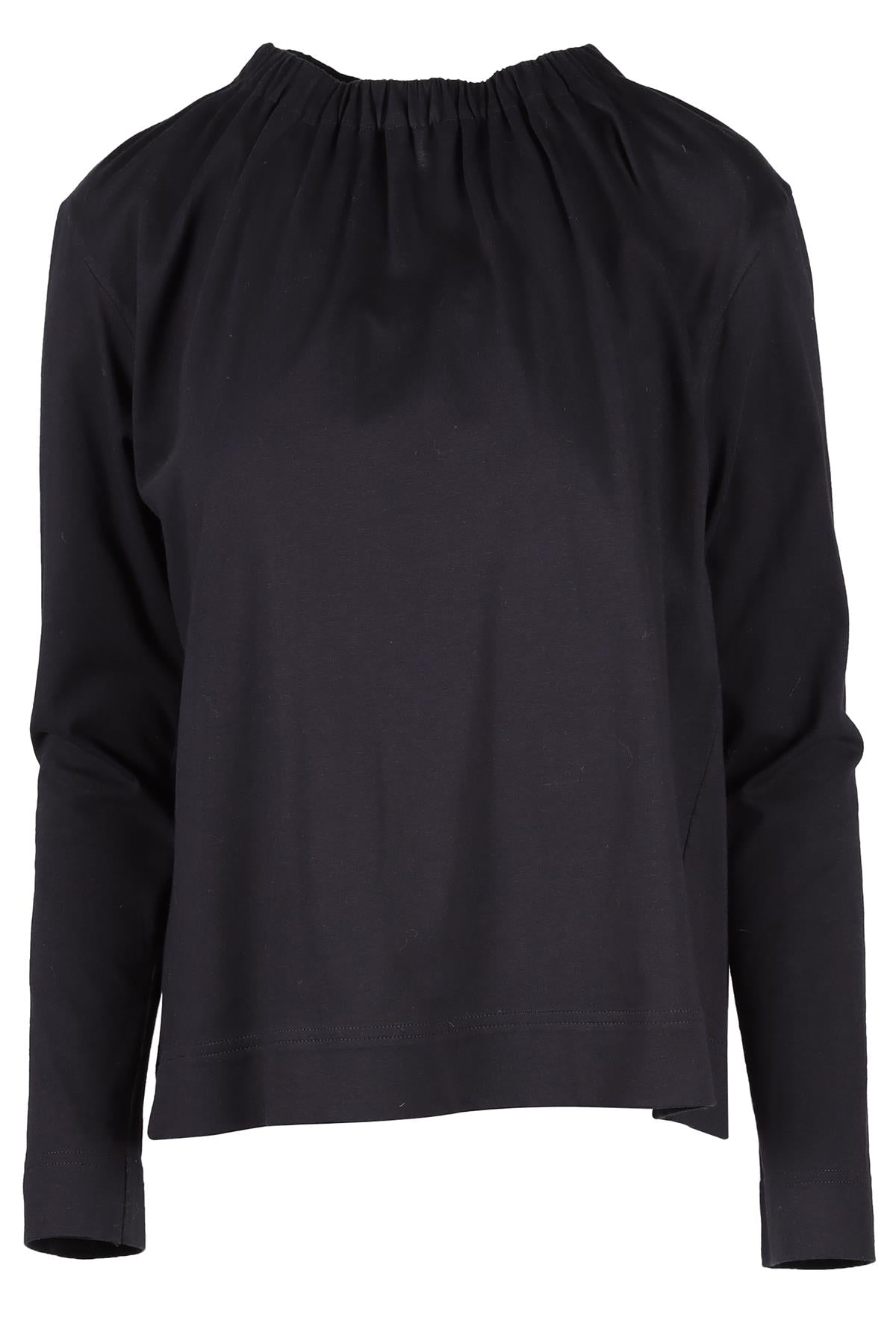 MARNI NAVY COTTON TOP IT 42 UK 10