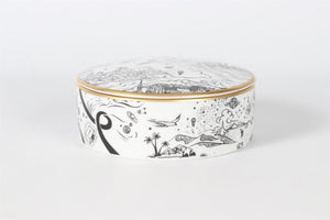 MYTHERESA + GINORI 1735 WHITE PORCELAIN BOX