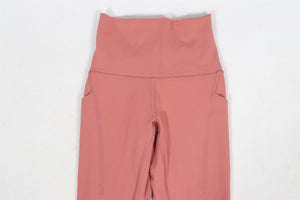 LULULEMON PINK JERSEY LEGGINGS US 0 UK 4