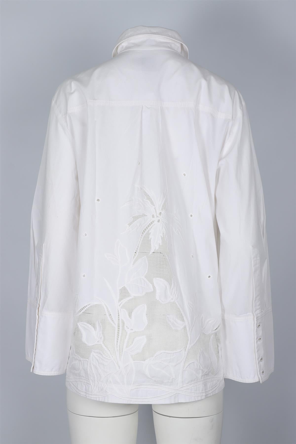 AJE WHITE COTTON SHIRT UK 8