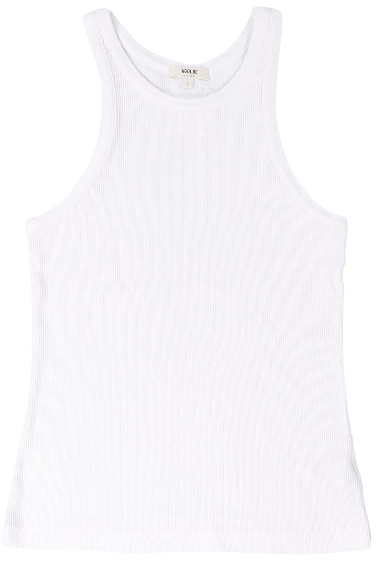 AGOLDE WHITE COTTON TOP LARGE
