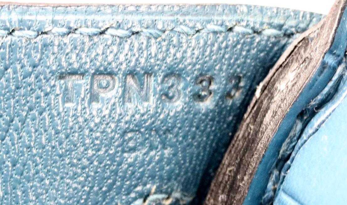 HERMÈS 2015 KELLY 32CM MATTE ALLIGATOR MISSISSIPPIENSIS LEATHER BAG