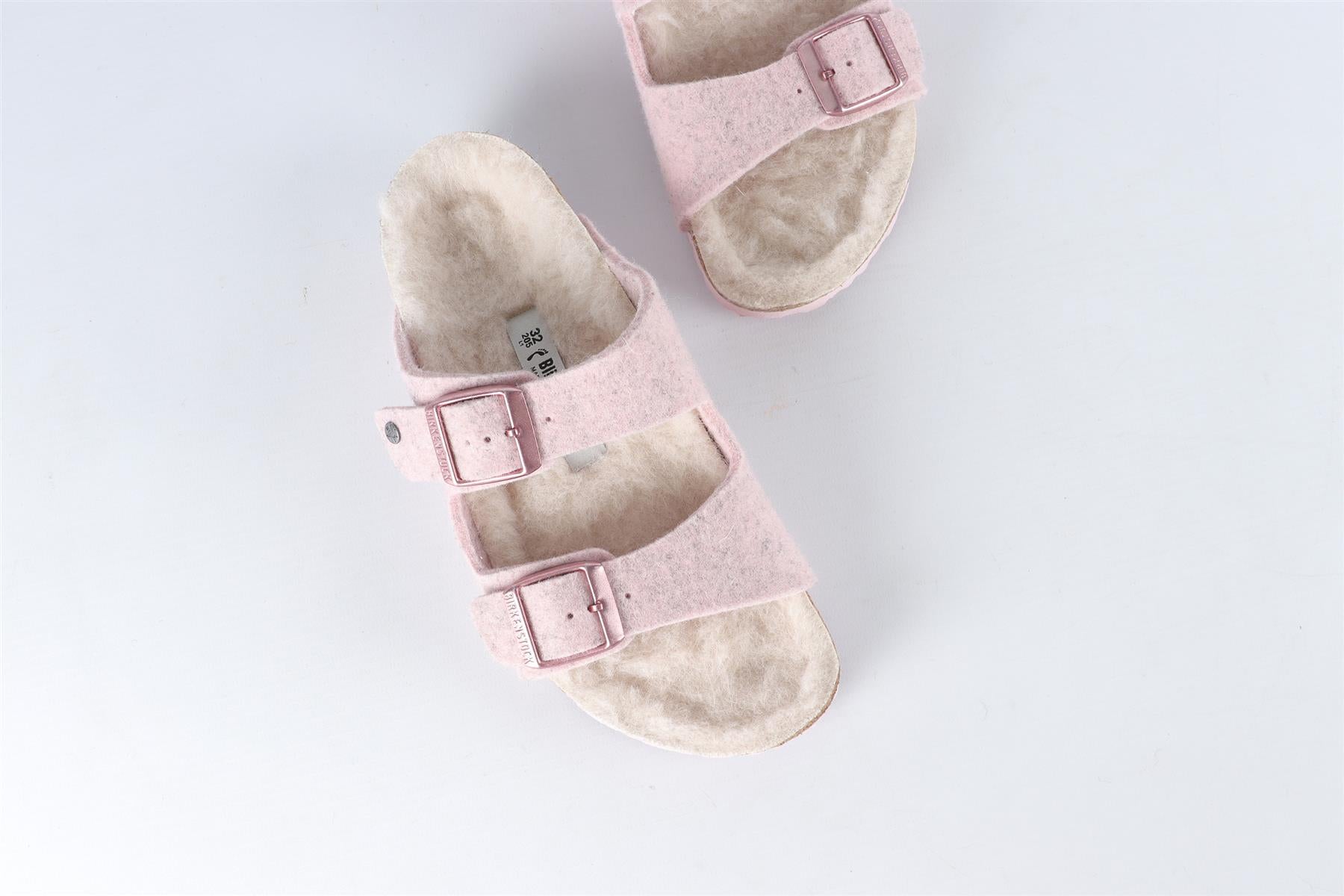BIRKENSTOCK PINK KIDS GIRLS FELT SANDALS EU 32 UK 13.5 US 1
