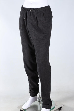 THOM SWEENEY GREY MEN'S WOOL STRAIGHT LEG PANTS IT 52 UK/US 36