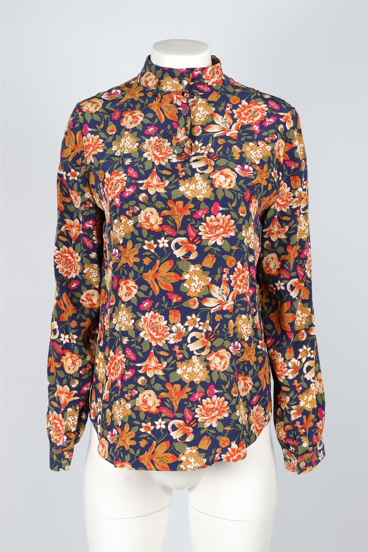 VANESSA BRUNO MULTI SILK TOP FR 38 UK 10