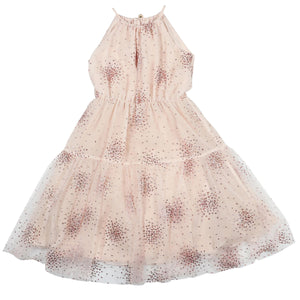 CHRISTIAN DIOR CRYSTAL PINK KIDS GIRLS DRESS 8 YEARS