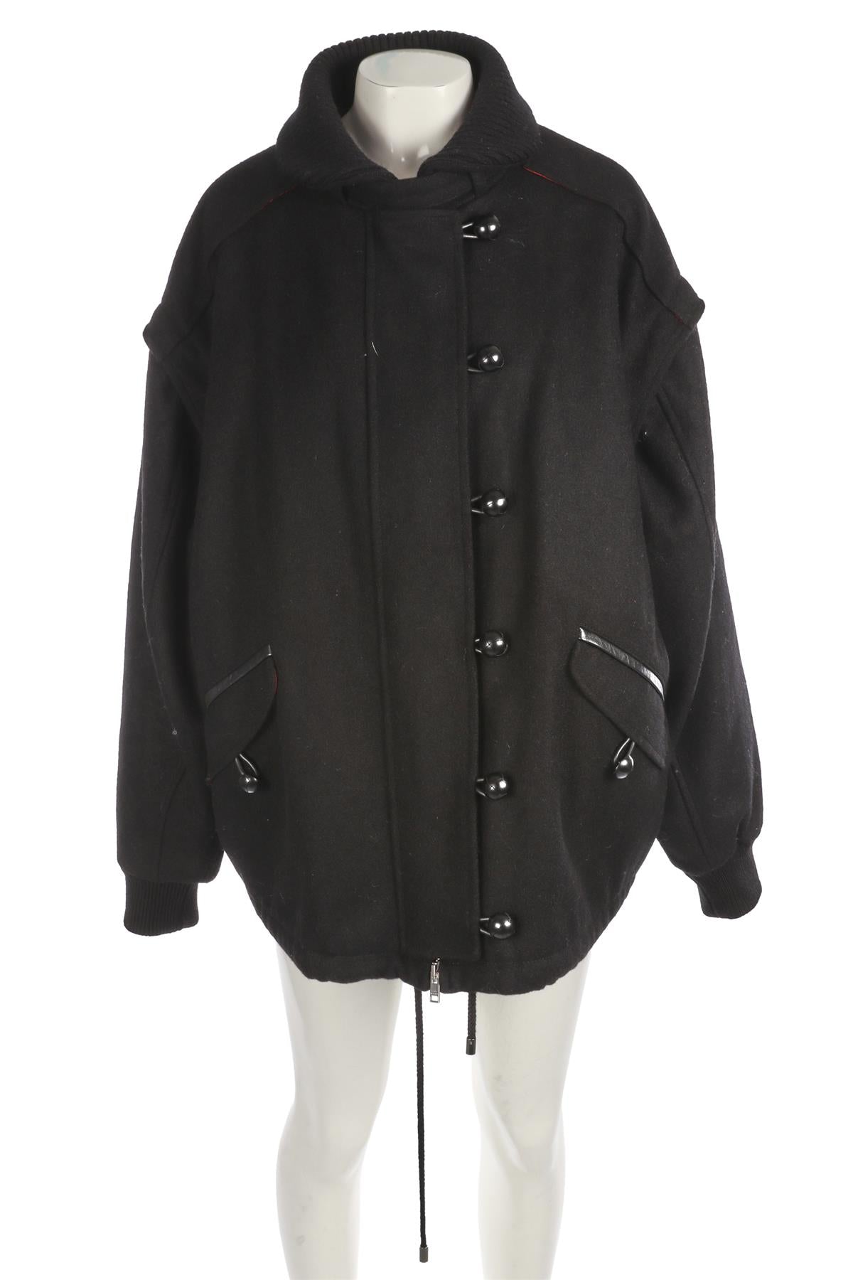 ISABEL MARANT BLACK WOOL JACKET FR 36 UK 8