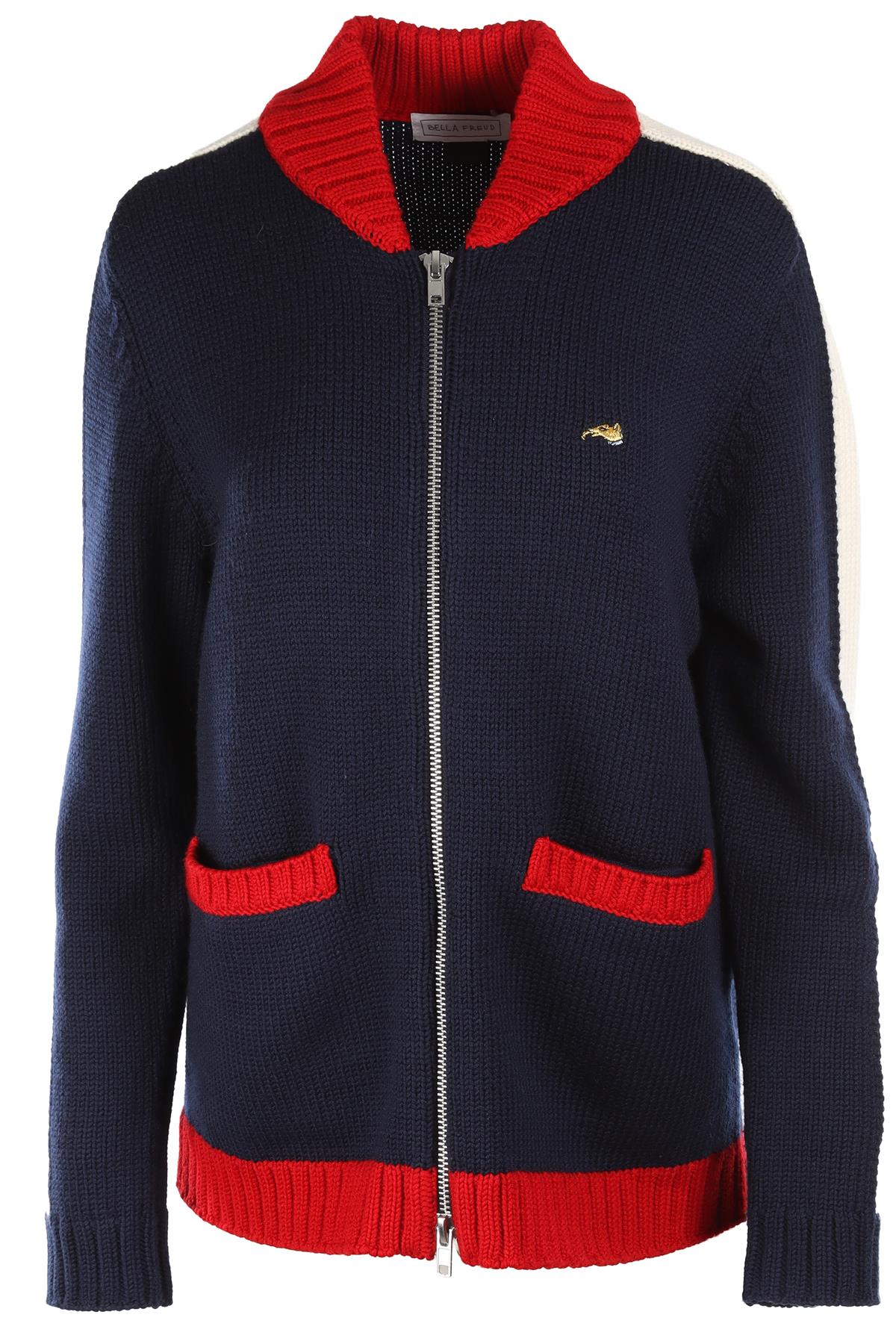 BELLA FREUD NAVY WOOL JACKET SMALL