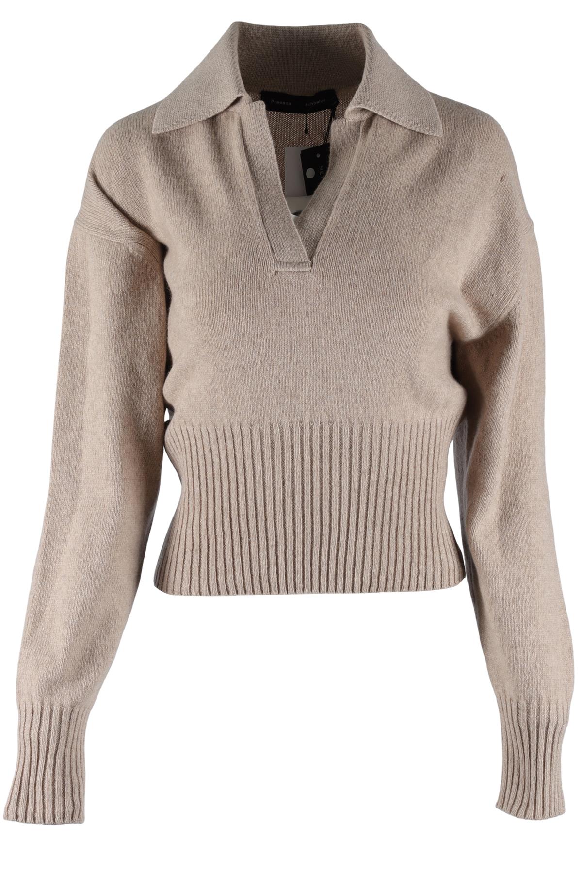 PROENZA SCHOULER BEIGE CASHMERE SWEATER XSMALL