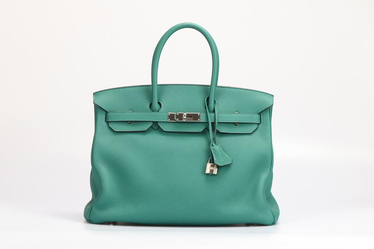 HERMÈS 2013 BIRKIN 35CM MAURICE LEATHER BAG