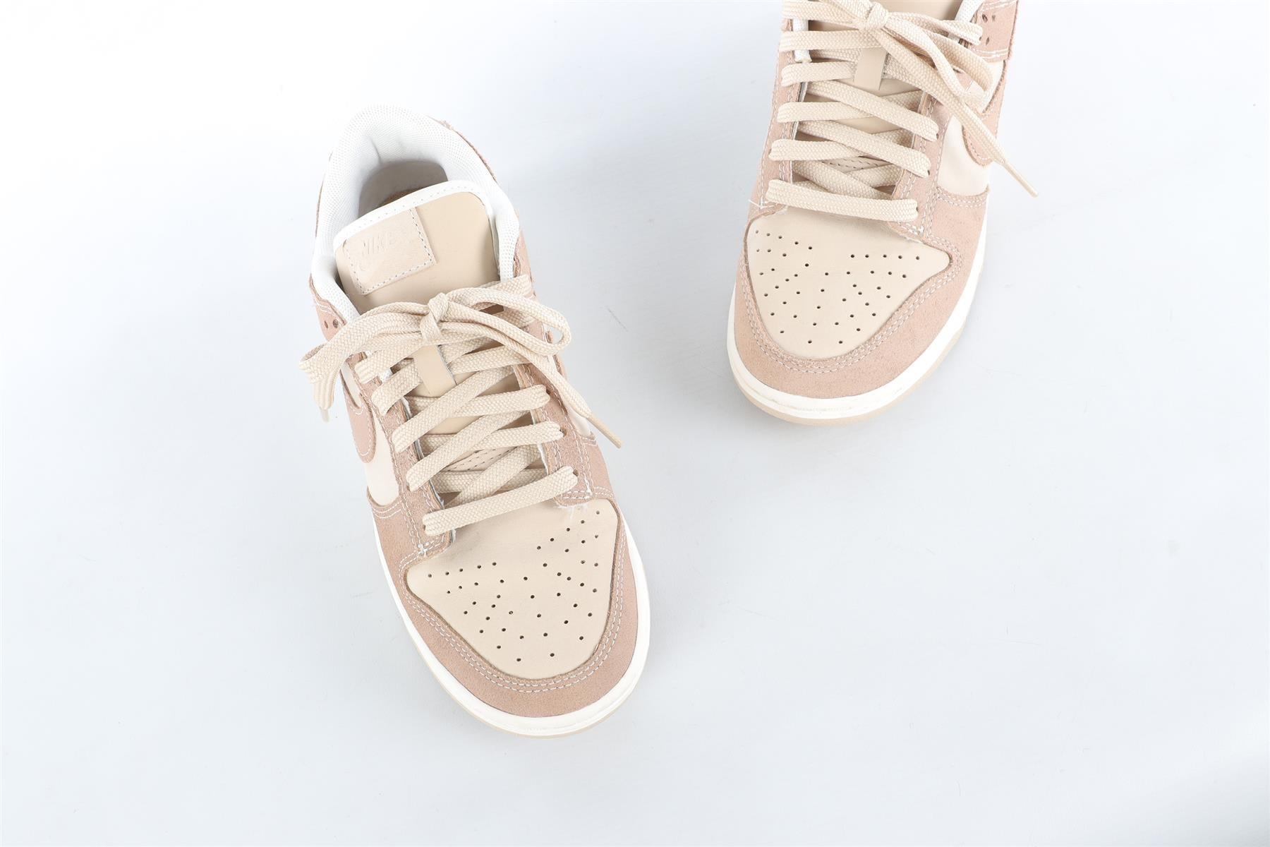 NIKE BEIGE DUNK LOW SANDDRIFT HEMP SNEAKERS EU 38.5 UK 5 US 7.5