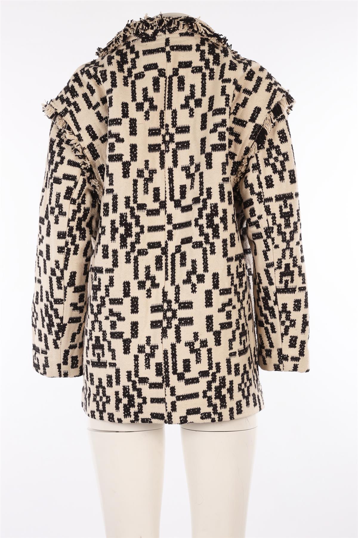 ISABEL MARANT ETOILE ECRU COTTON JACKET FR 38 UK 10