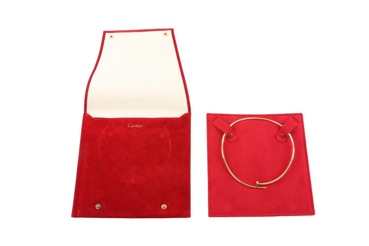 CARTIER GOLD JUSTE UN CLOU SMALL YELLOW GOLD NECKLACE 29 CM