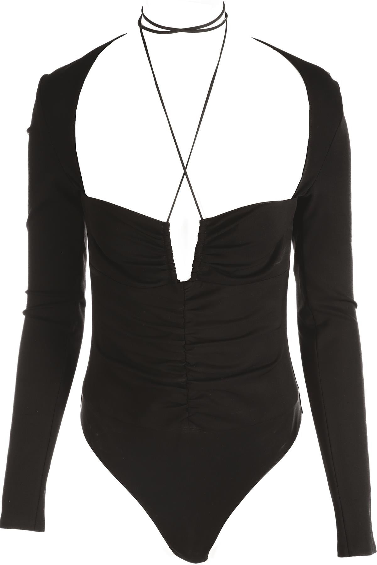 MAGDA BUTRYM BLACK BODYSUIT SMALL