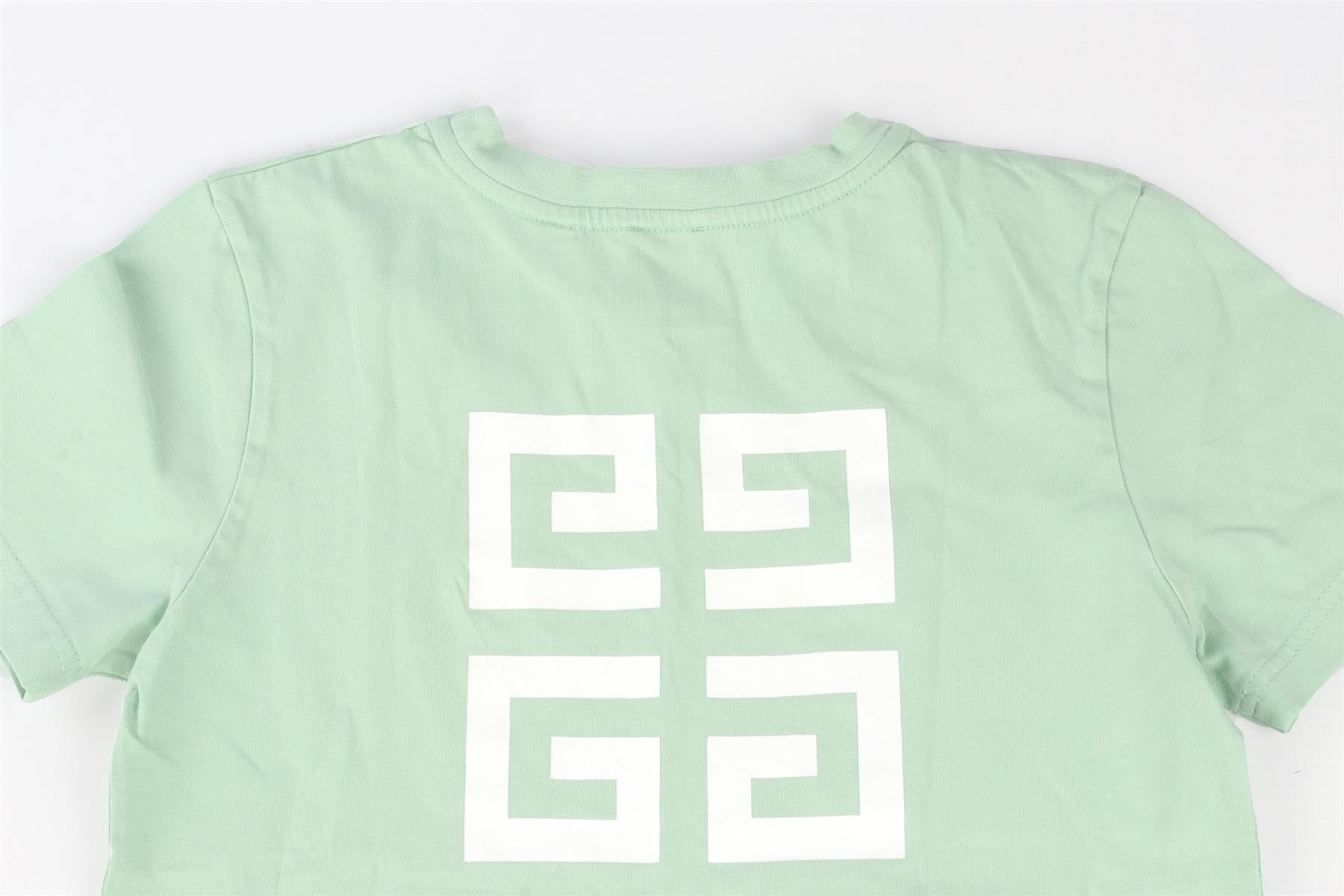 GIVENCHY GREEN KIDS BOYS T-SHIRT 8 YEARS