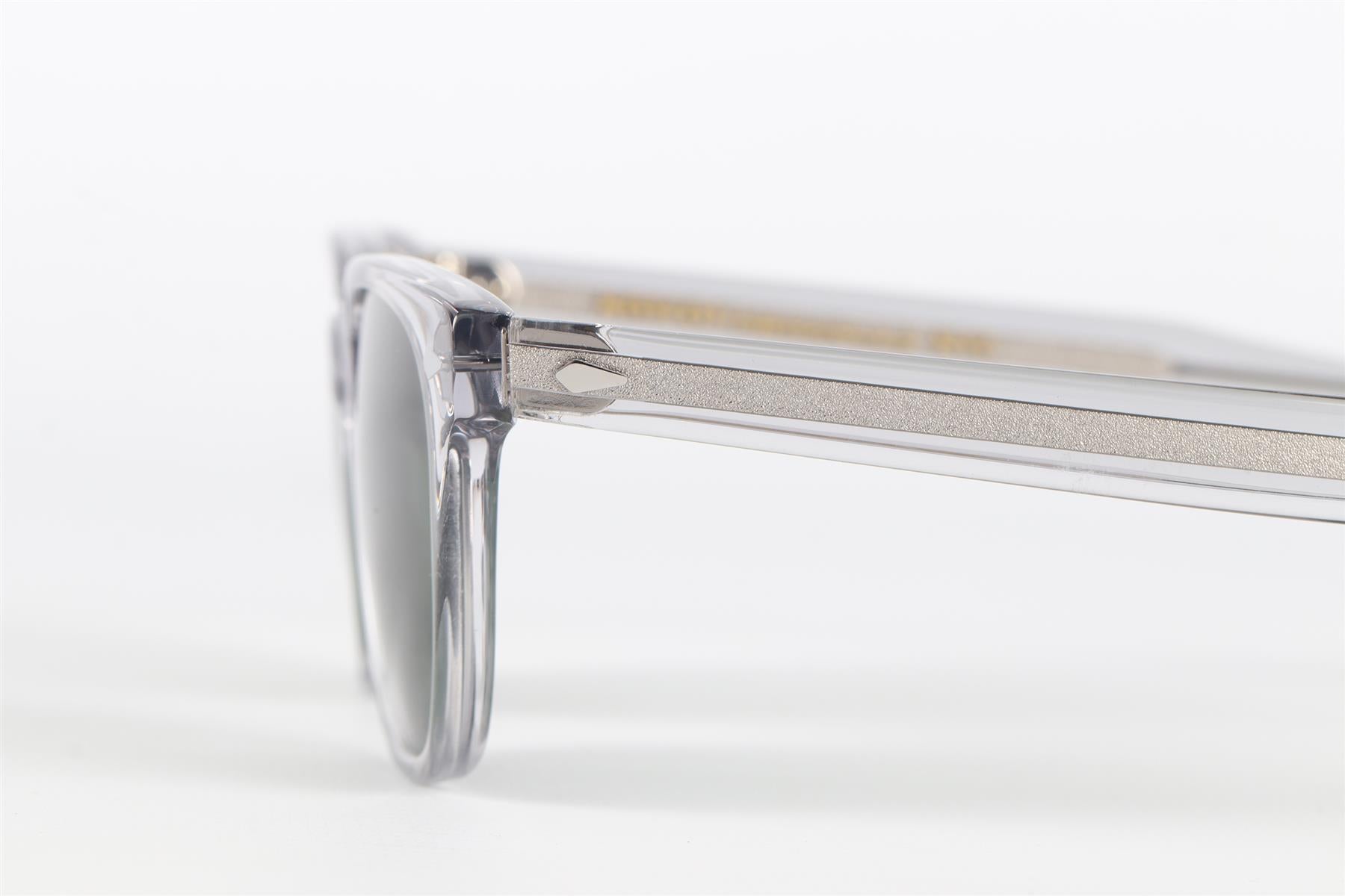 MOSCOT CLEAR SQUARE FRAME ACETATE SUNGLASSES