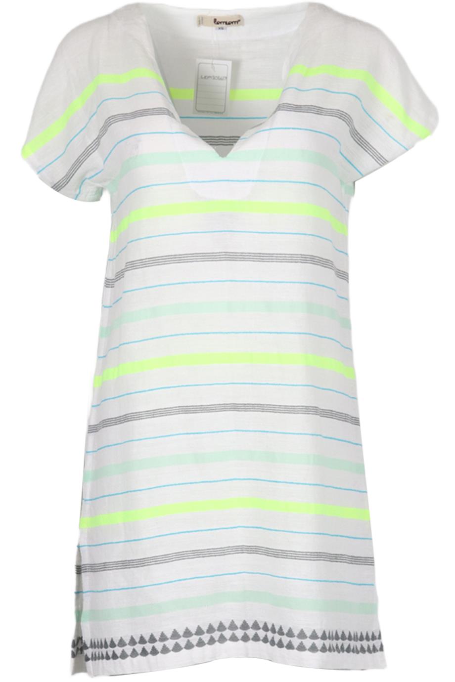 LEMLEM COTTON BLEND MINI DRESS XSMALL
