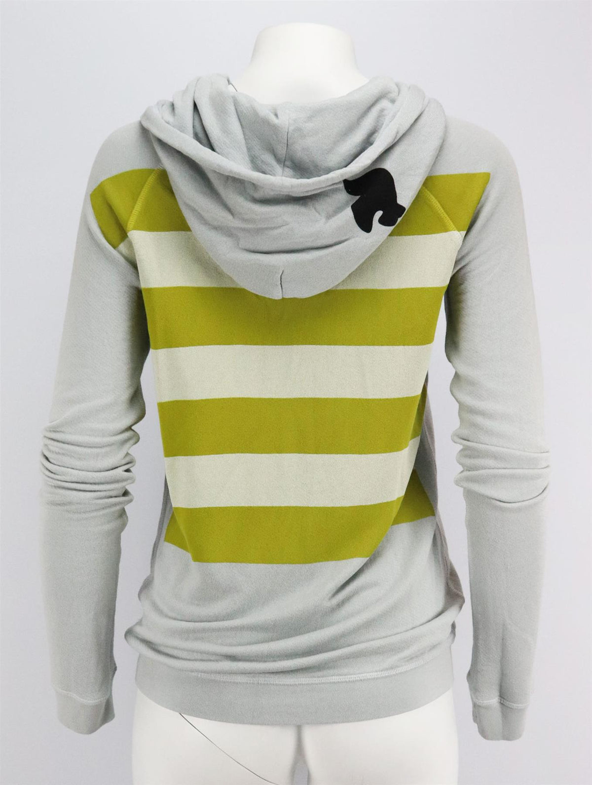 FREE CITY PRINTED COTTON BLEND TERRY HOODIE UK 6